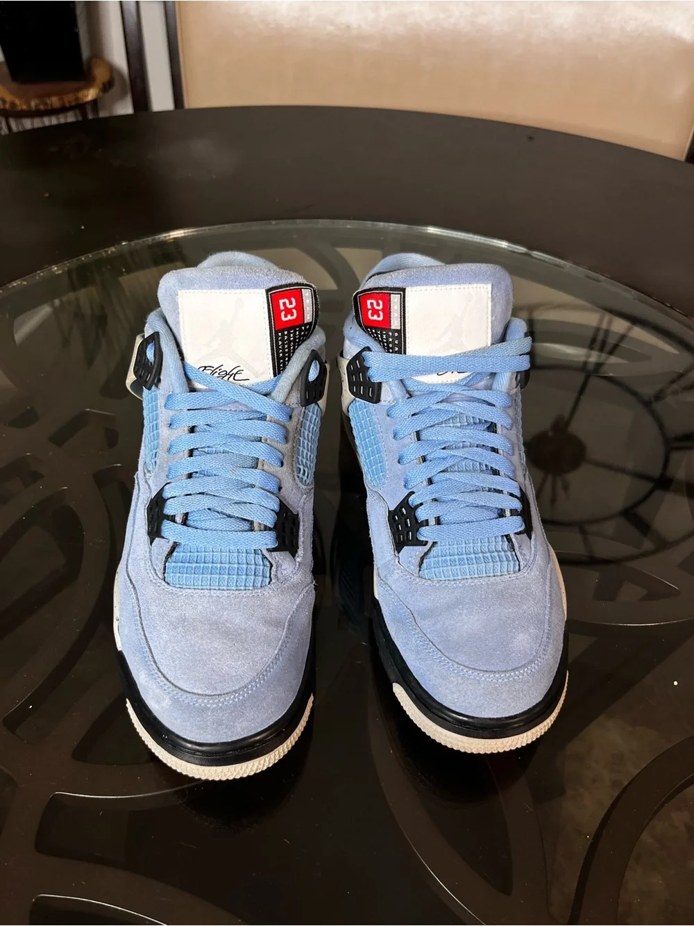 Nike Air Jordan 4 Retro University Blue Size 10